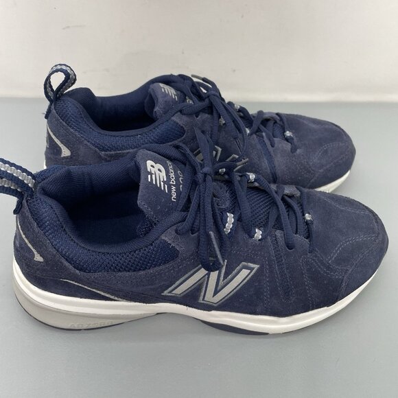 New Balance 608 v5 Sneakers Shoes Training Running Suede Leather Blue Mens 6.5 - Picture 3 of 15
